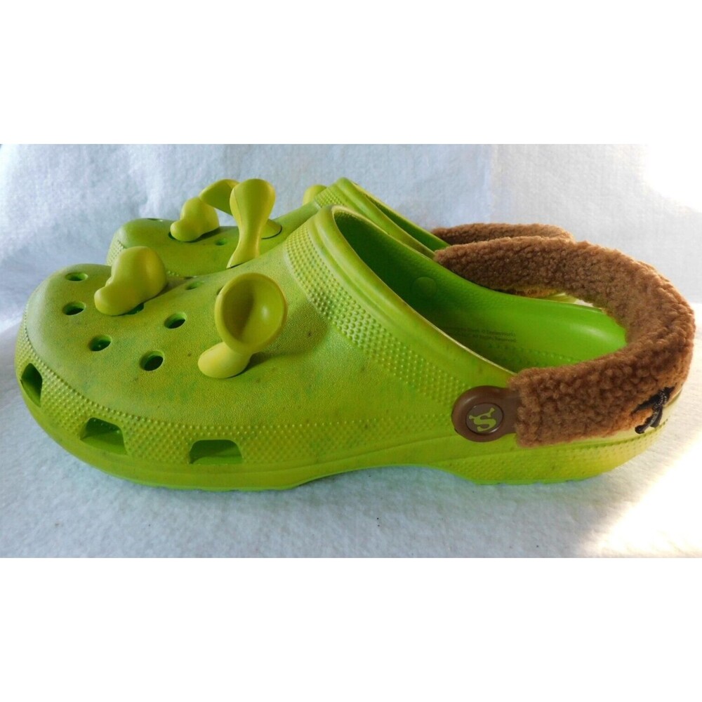 Crocs DreamWorks Shrek Classic Clog Lime Punch Size Mens 17 Womens 15